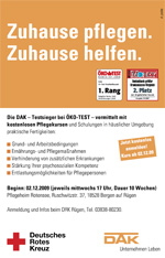 Zuhause pflegen. Zuhause helfen.