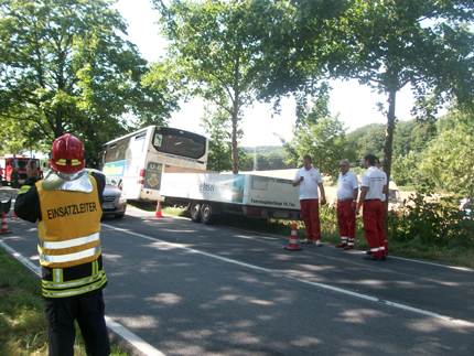 Sanitätszug rückte zum Einsatz aus