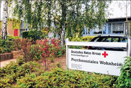 Idyllisch gelegen: Das Psychosoziale Wohnheim in Bergen-Süd.