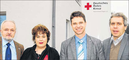 Sie setzen auf Vertrauen und konstruktive Zusammenarbeit (v.l.): DRK-Geschäftsführer Gerhard Konermann,