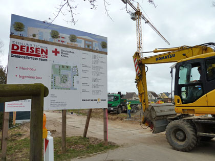 Beginn der Bauarbeiten in Lauterbach